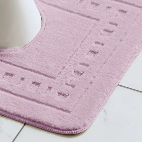 Set di tappetini per il bagno rosa chiaro 2 pz per WC 50x80 cm Armoni – Catherine Lansfield