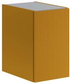 Armadietto bagno a terra Opera 1 anta P 45.5 x L 30 x H 50 cm laccato opaco senape