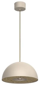 Lampadario a sospensione con filo ELGUND 1xE27/15W/230V beige