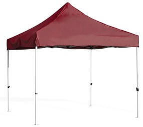 Gazebo 3x3 Master Alluminio - Rosso