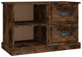 Mobile porta tv rovere fumo 73x35,5x47,5 cm legno multistrato