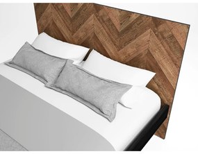 Letto matrimoniale nero/naturale 160x200 cm Gio - Marckeric