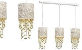 Lampadario a sospensione con filo ALMERIA 3xE27/60W/230V