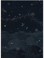 Isidore Leroy Carta da parati panoramica Cosmos Nuit - Nuit - Bahnen 4/5/6