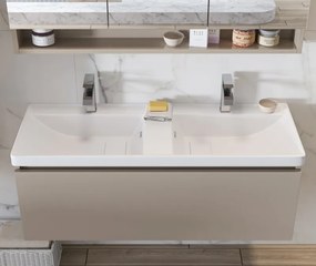 Mobile bagno 120cm con lavabo incasso a doppia vasca SP-120 - KAMALU