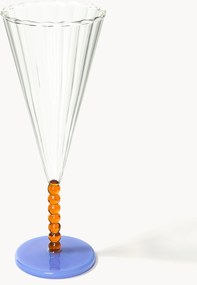 Flute da champagne fatti a mano Perle 2 pz