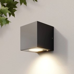 Arcchio Applique da esterni LED Tassnim, 12 cm, grafite, IP65