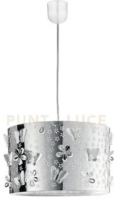 Sospensione butterfly cromo 1xe27 35x35x100cm i-butterfly-s35
