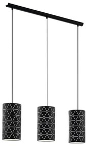 Eglo 98353 - Lampadario a sospensione con filo RAMON 3xE27/40W/230V