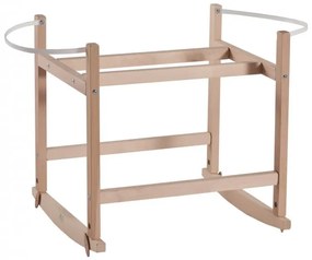 Ahojbaby Cavalletto a dondolo per cesta di Mosè per bambino Rocking Baby non laccato