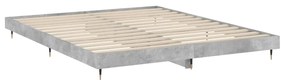 Giroletto grigio cemento 160x200 cm in legno multistrato