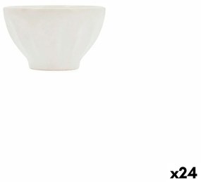 Ciotola Bidasoa Romantic Ivory Bianco Ceramica (24 Unità)