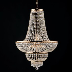 Bonetti Illumina - 10-light chandelier Mozart Oro