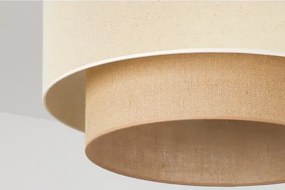 Duolla - Plafoniera BOHO 3xE27/15W/230V diam. 60 cm crema/beige