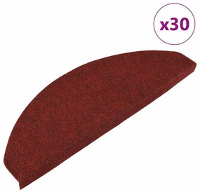 Tappetini Autoadesivi Per Scale 30 Pz Rossi 65x22,5x3,5 Cm /