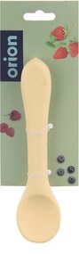 Cucchiaio da bambini giallo in silicone – Orion