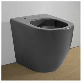 Wc filomuro tornado in ceramica grigio opaco Tokyo