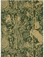 Sanderson Tapete Aurelias Grail - Gobelin Green/ Bronze