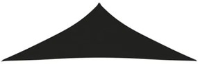 Parasole a Vela Oxford Triangolare 5x5x6 m Nero
