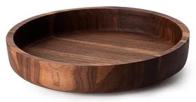 Continente C4234 - Ciotola in legno 25x4,8 cm in legno di noce