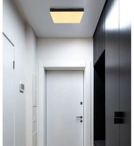 Globo 41594D1 - Plafoniera LED DORO LED/18W/230V 30x30 cm nero