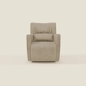 Tulla Poltrona girevole in tessuto impermeabile T02 beige