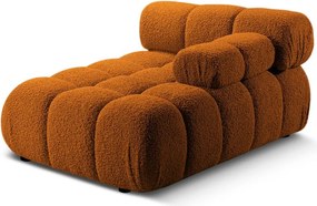 Modulo divano bouclé arancione (angolo destro) Bellis - Micadoni Home