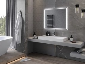Mexen Zusa specchio da bagno retroilluminato 100 x 80 cm, LED 6000K, antiappannamento - 9808-100-080-611-00