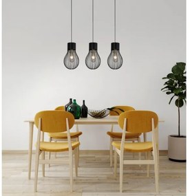 Reality - Lampadario a sospensione con filo DAVE 3xE27/40W/230V
