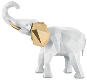 BONGELLI PREZIOSI Statua elefante stilizzato Collezione modern animal h 27