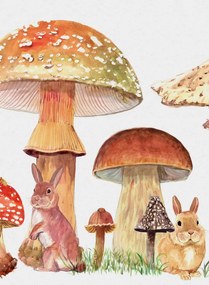 Coordonne Carta da parati panoramica Sweet Forest - Vermilion