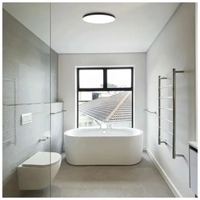 Plafoniera LED da bagno LED/18W/230V 3000/4000/5700K IP55 nero