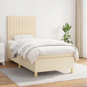 Giroletto A Molle Con Materasso Crema 80x200 Cm İntessuto /