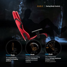 Sedia Gaming Diablo X.One Prime Bloody Mary Normal Size