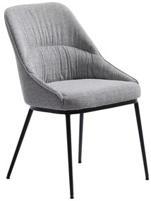 Sedie da pranzo grigie in set di 2 Meridian - Unique Furniture