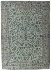 Kashan Tappeto persiano 400 x 290 Verde (Iran) Annodato A Mano