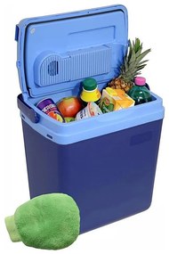 Contenitore refrigerante portatile con display — 48 W, 230/12 V, 25 L, blu