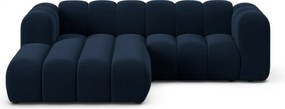 Divano angolare blu scuro ad angolo sinistro Lupine - Micadoni Home