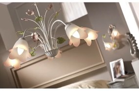 ONLI - Lampadario a sospensione con catena BOTTON DORO 5xE14/6W/230V