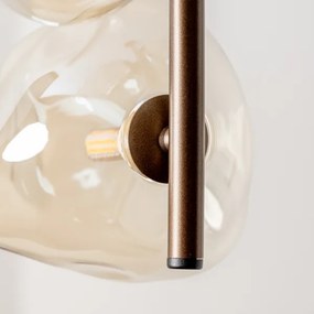 BRILAGI - Lampadario sospeso a cavo VULCANO 3xG9/8W/230V bronzo/beige fumé