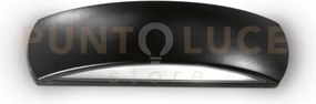 Giove applique a parete esterno ip54 nero 1 luce attacco e27
