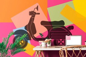 Carta da parati – Scooter pop art