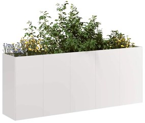 Fioriera 200x40x80 Cm İn Acciaio Inox /