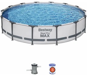 Bestway - Piscina Tonda con struttura Steel Pro max 427x84 cm 56595
