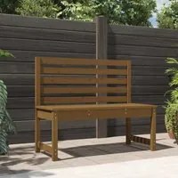 Panca da Giardino Miele 109 cm in Legno Massello di Pinocod mxl 82099