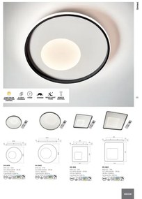Redo 05-959-Plafoniera LED dimmerabile SINTESI LED/45W/230V 3000-6000K +RC