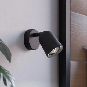 Eglo 901952 - Faretto da parete CAMALDOLI 1xGU10/5W/230V nero