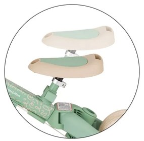 PETITE&MARS - Triciclo 5 in 1 per bambini TURBO LIMITED Verde Twist