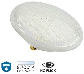 Lampada LED PAR56 35W da piscina 12VAC/DC 120lm/W No Flickering Colore Bianco Freddo 5.700K