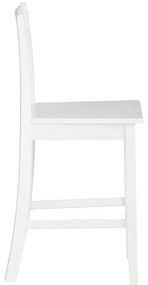Sgabello da bar in legno di pino bianco (altezza seduta 60 cm) Torpedo - Støraa